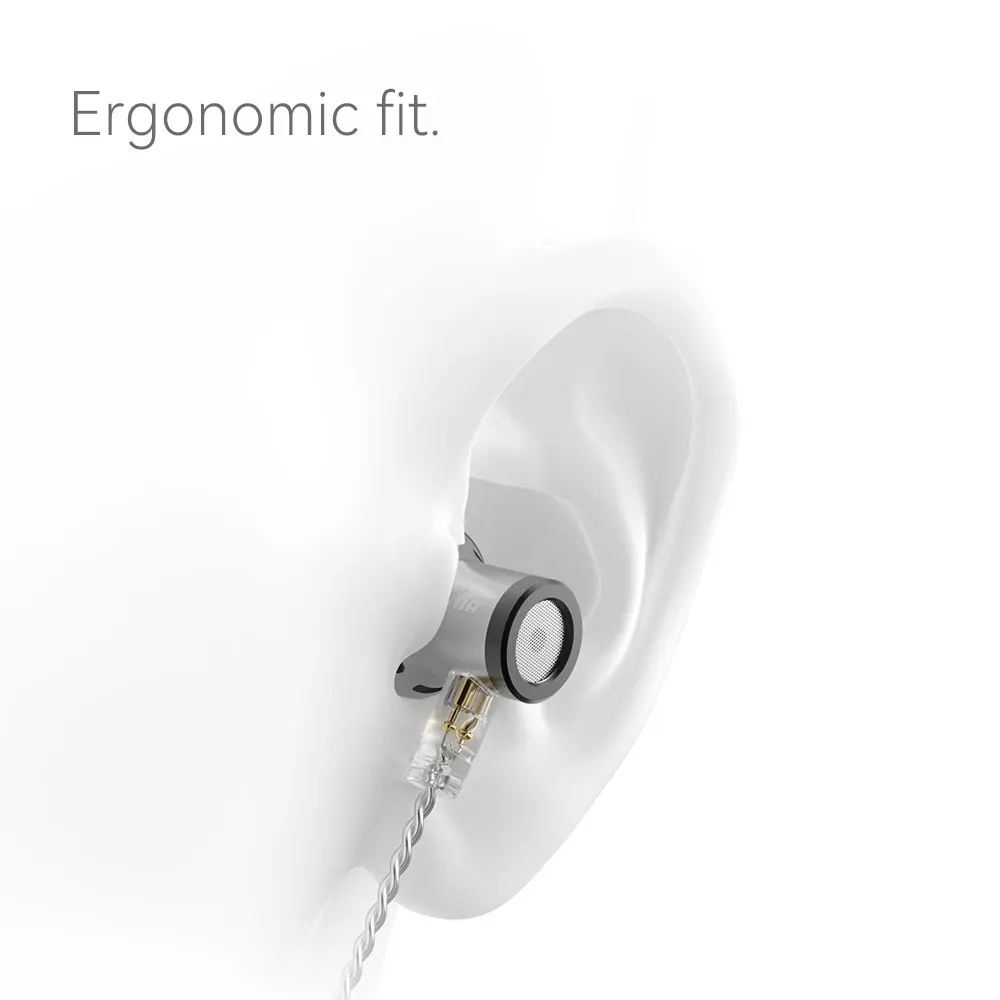 TRN EMA 14.2mm Dynamic Driver In-Ear Earphones Metal Flat Head Plug Replaceable Earbuds TA1 Max For Xiaomi EMA