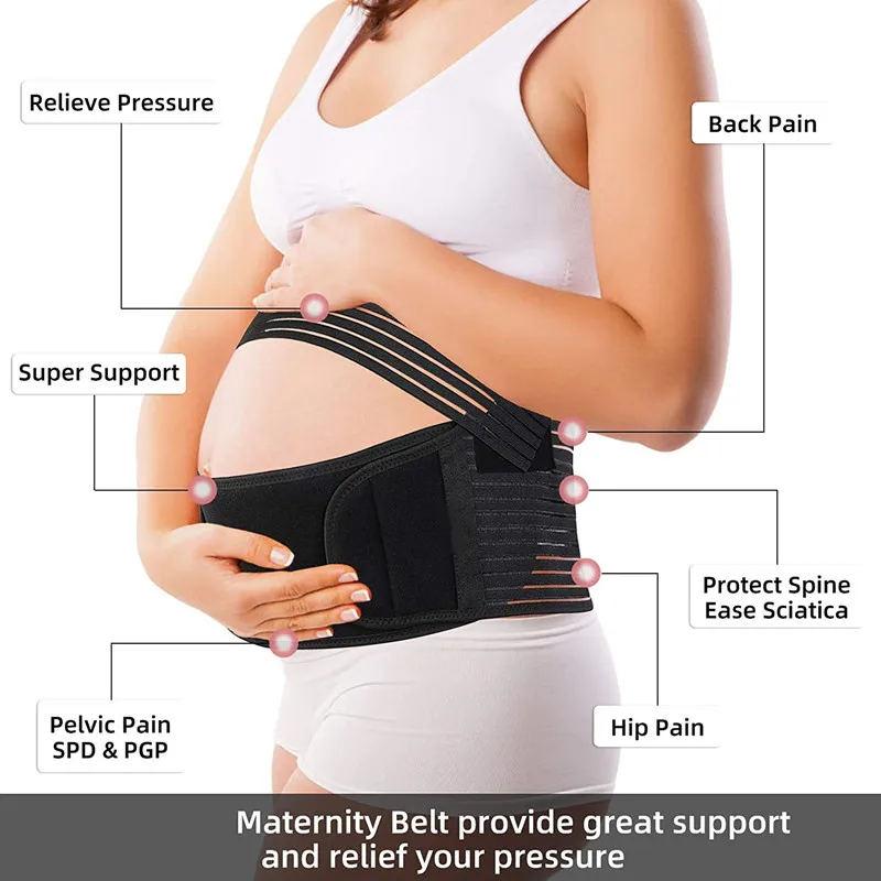 Breathable Soft Maternity Pregnant Belly Back brace Women Waist Back Support Belt belly band pregnancy support