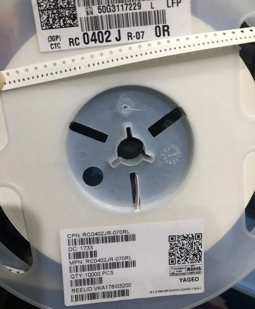 
BOM list 0201 0402 0603 0805 1206 2010 2512 all series size1% 5% resistors thick film chip SMD resistor 