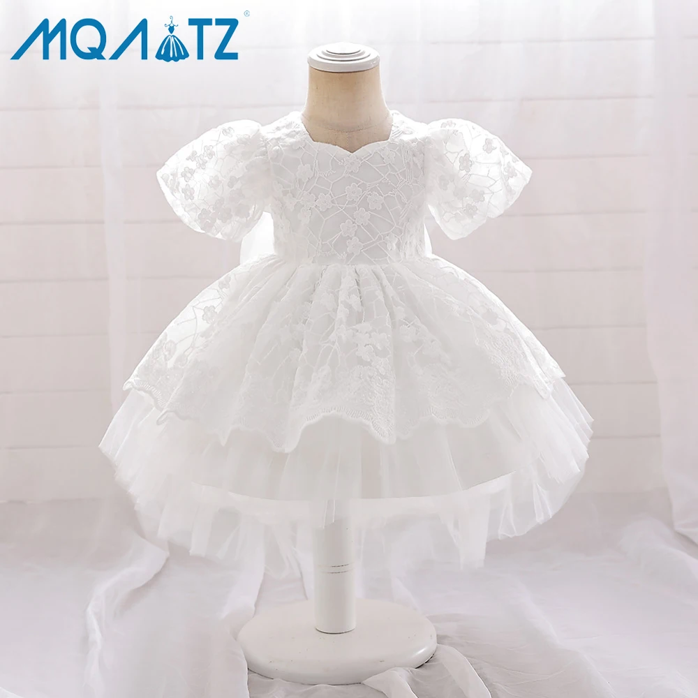 MQATZ Baby Clothes Girls Dresses Puffy Baby Frock Party Wear 2 Years Girl Birthday Dress