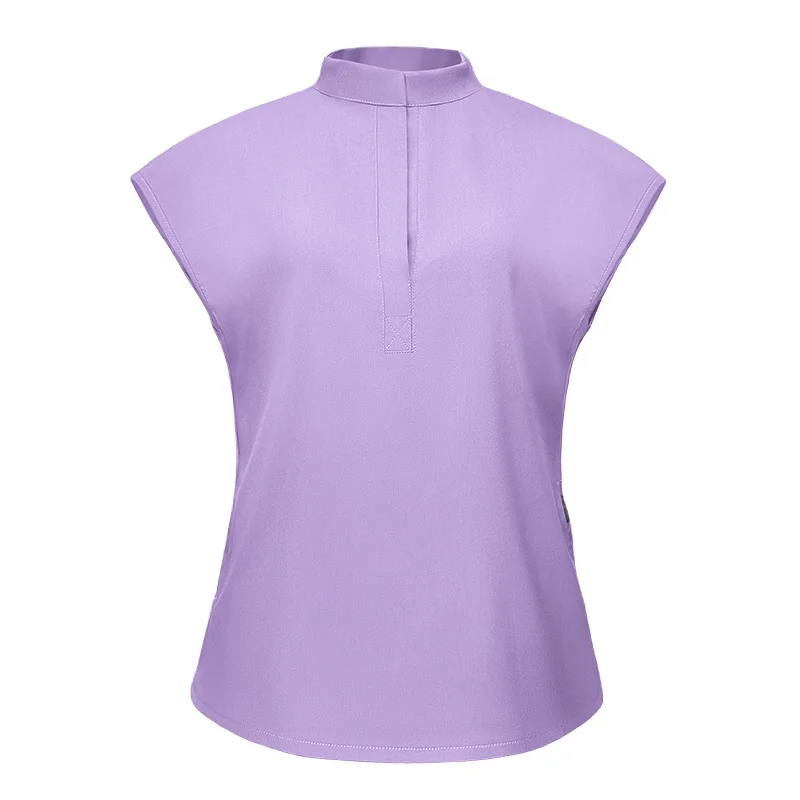 Ramp Mandarin Neck Flare Pants Women Nursing Surgical Suits Scrub Sets Stylish Fashionable TRS Stretchy Gradient 2024 Waterproof
