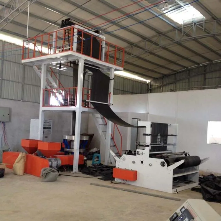 High Speed ABA 3 Layer Blown Film Extrusion Three Layer Co-extrusion Film Blowing Extruder Machine