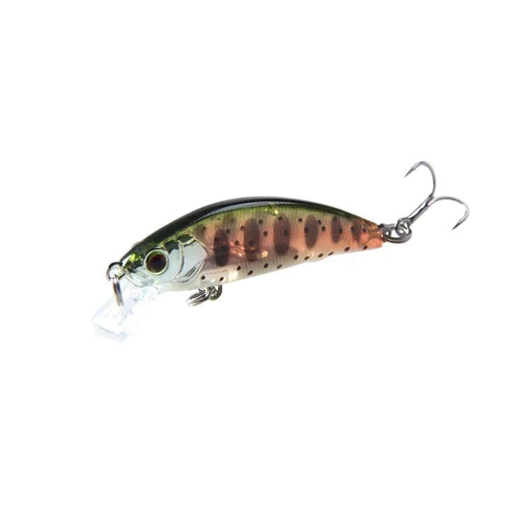 Minnow Bait 50mm 5g Sinking Abs Hard Fish Decoys Custom Fishing Lures With Rustproof Hooks