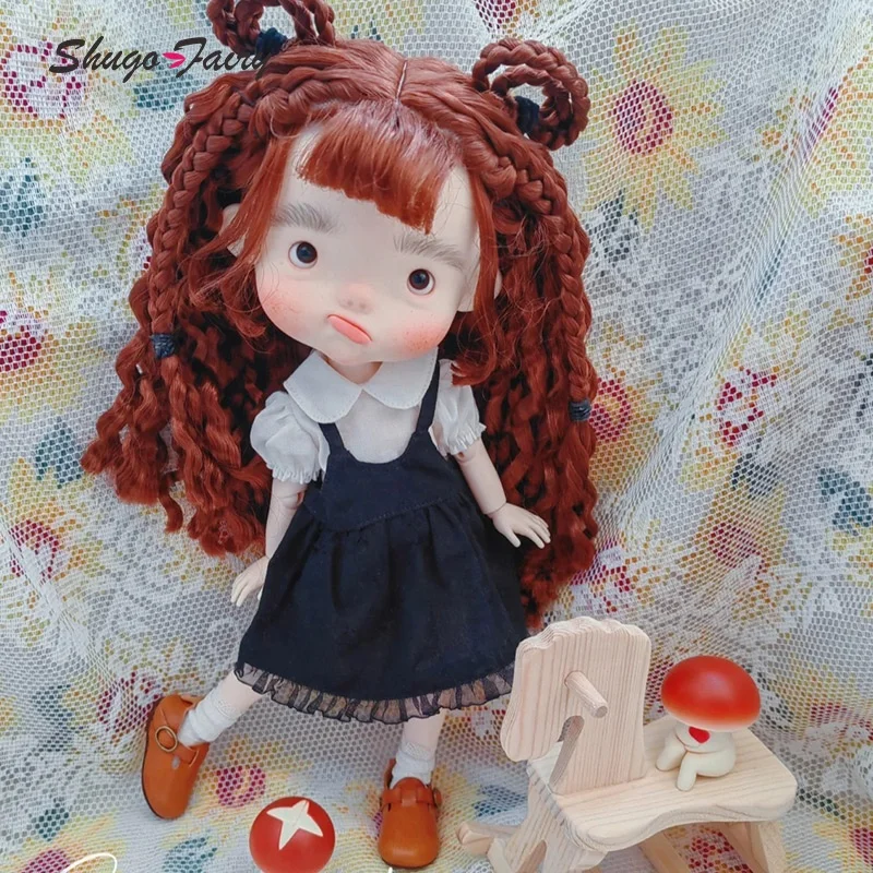 Preorder ShugaFairy Dawai Bjd Dolls 1/6 Big Head Crooked Mouth Expression Naughty Kids Style High Quality Ball Jointed Doll Toys