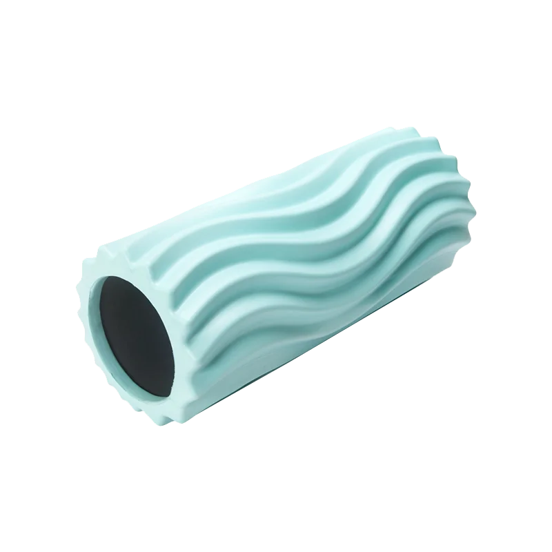 2022 new stretch roller foam yoga column foam roller waves textured foam roller