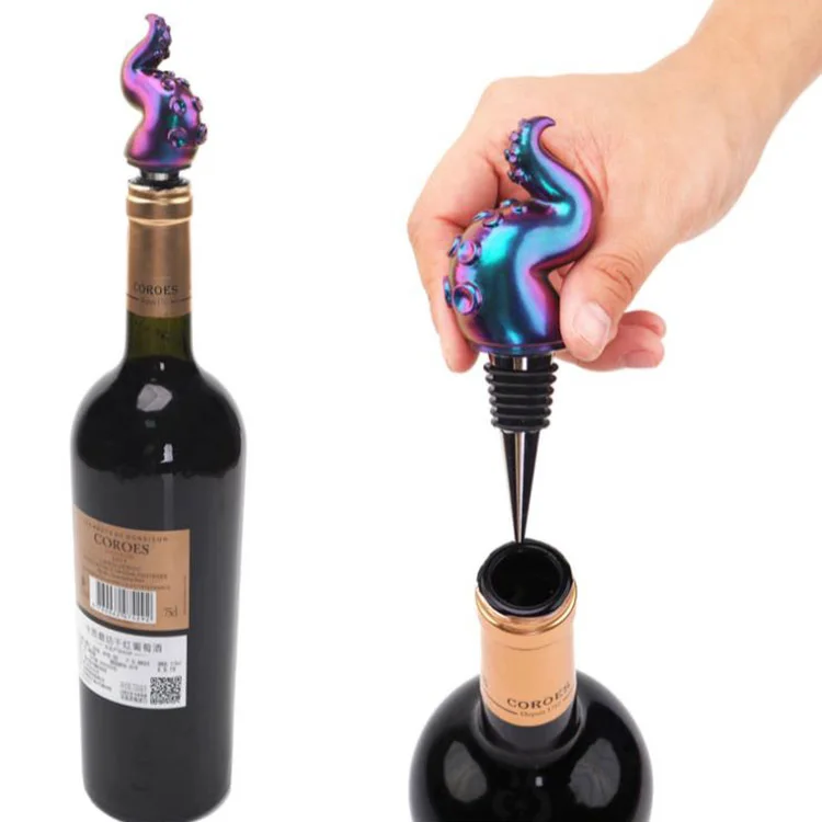 Diy Resin Drop Gum Octopus Foot Red Wine Stopper Hair Clip Hair Hoop Key Chain Silicone Mirror Mold