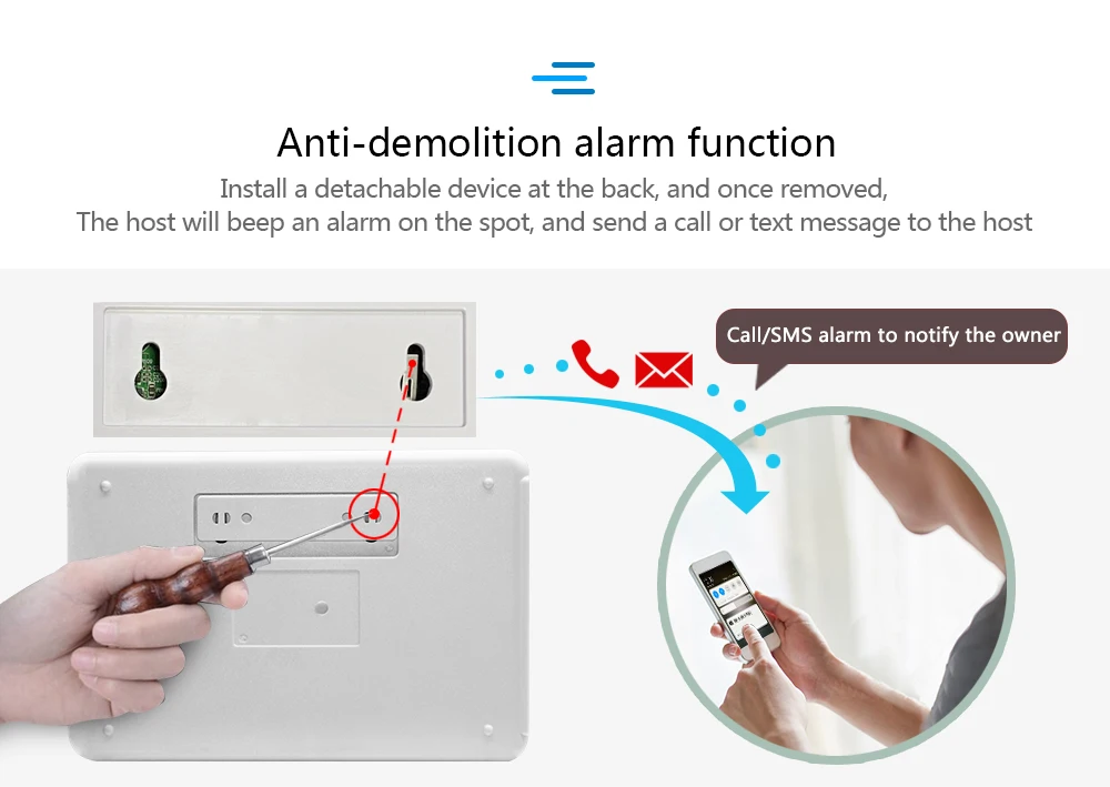 PGST Wifi GSM Autodial iOS Android Mobile Control Home Security Alarm System for Smart Home House Safety