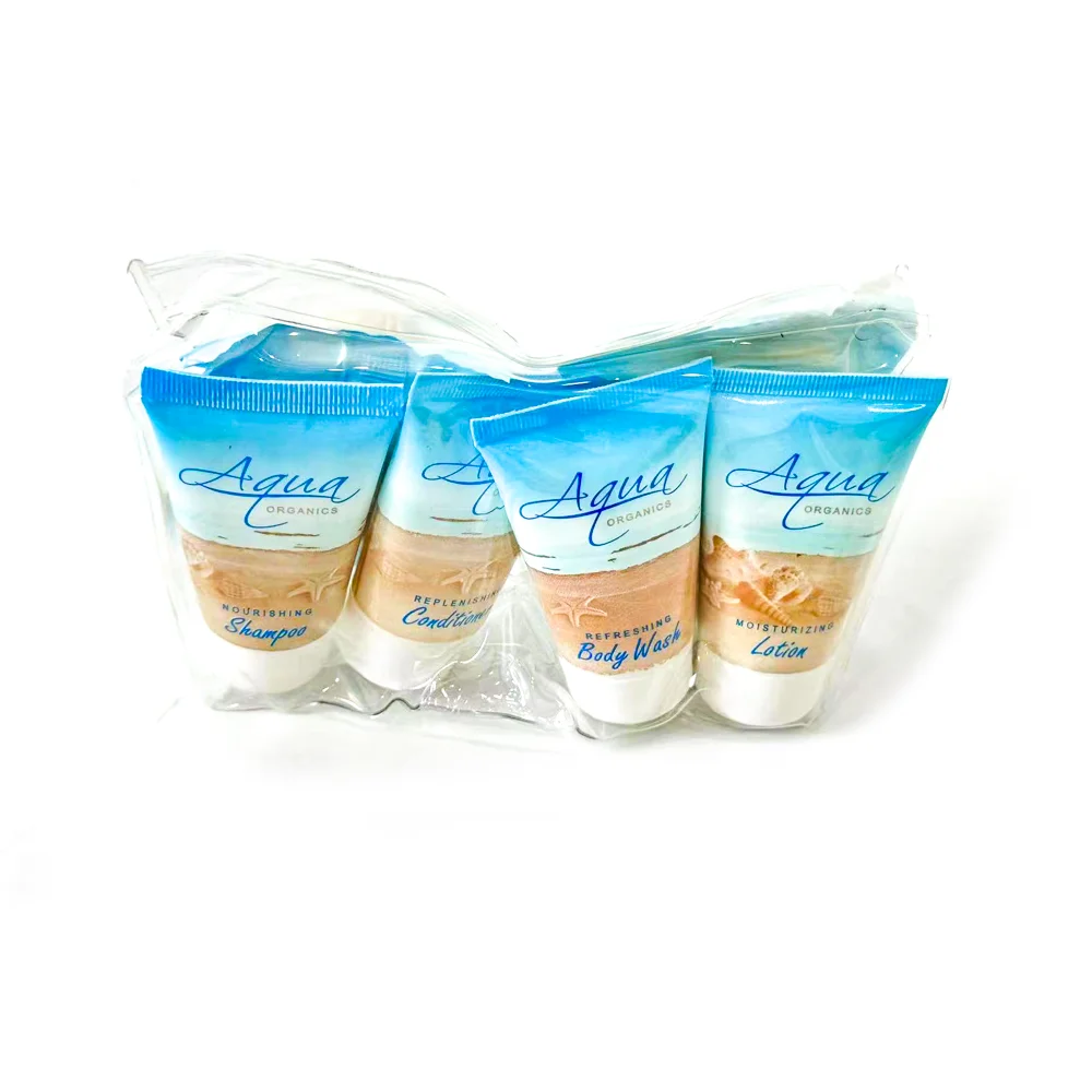 Hot selling hotel toiletry hotel shampoo and soap for guest bathroom use hotel amenities kit
