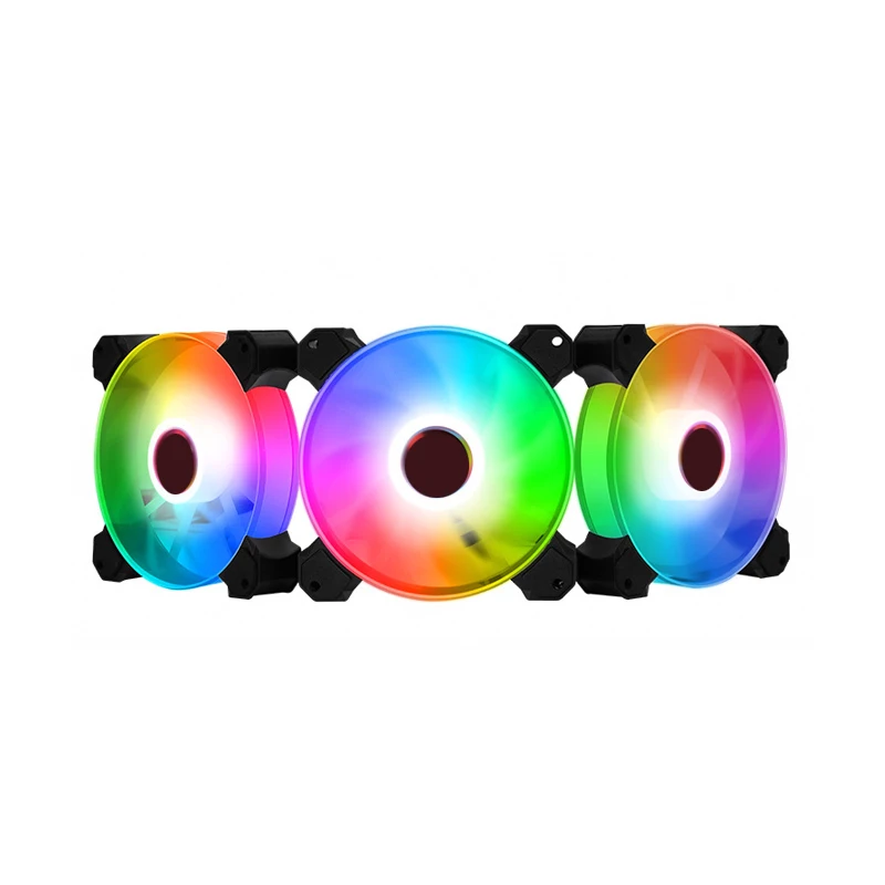 Manfacuturer Rgb Computer Fans Cooling Pc Led Fan 12v 6 Pin Cpu Water Cooling Case Rgb Fans