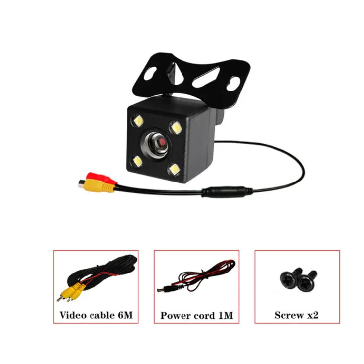 Car Reverse Camera HD Night Vision Rear View Camera 170 Wide Angle Backup Parking Camcorder Highly Waterproof Reversing Monitor