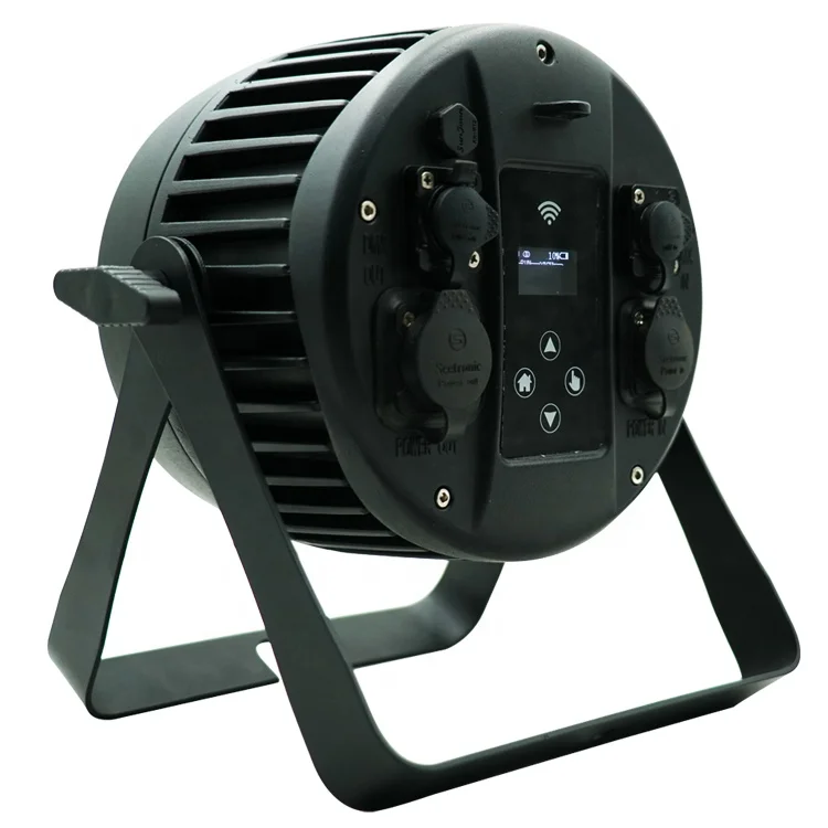 IP 65 rgb led par  RGBWAUV 6IN1 led par 9x12w akku outdoor wireless par led battery stage light