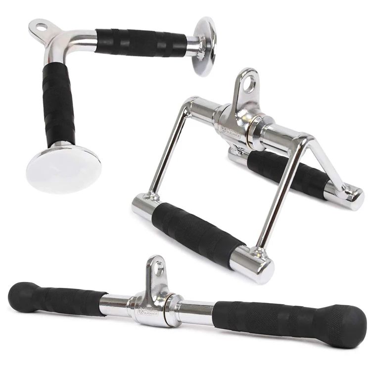 Tricep Press Down Cable Attachment Set