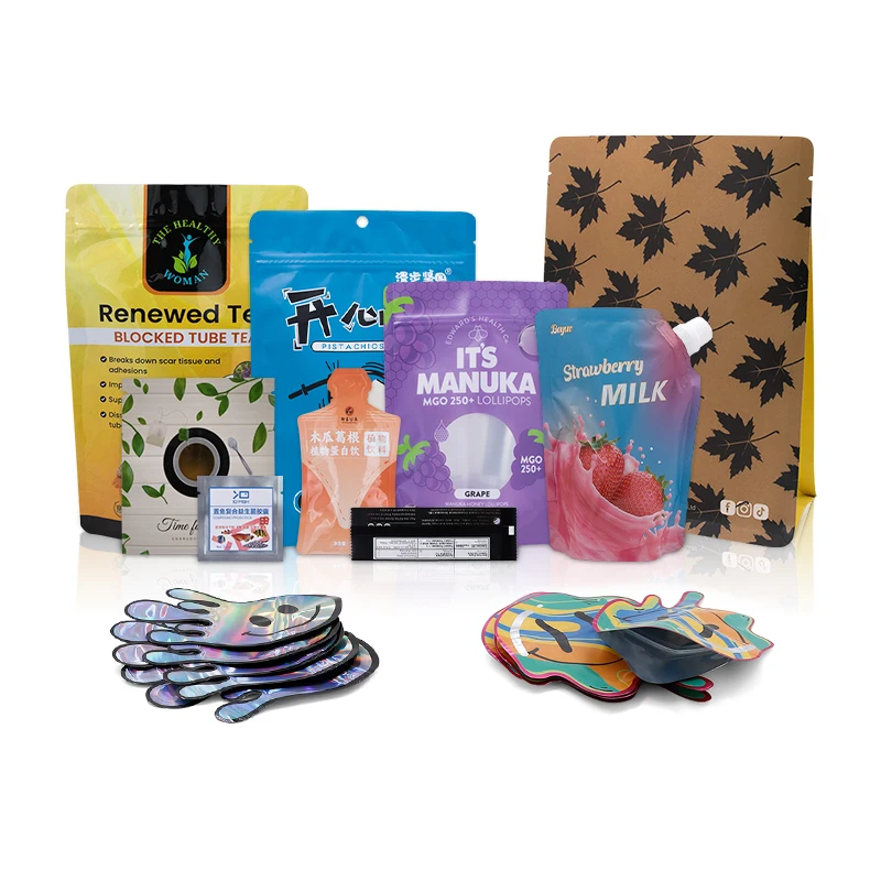 Pop Rocks Candy Mylar Bag Aluminum Foil Cute Special Shaped Snacks Packaging Bag