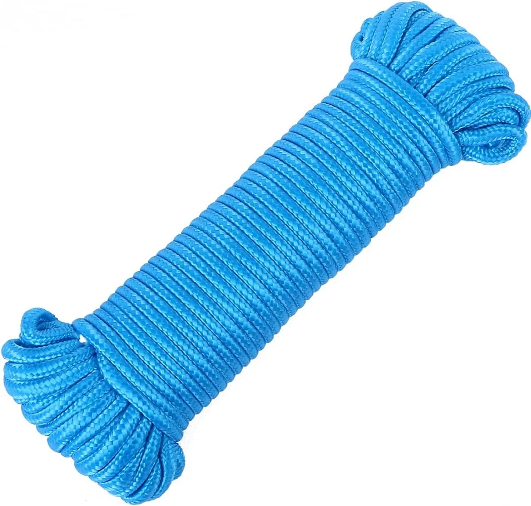Polyester / PP /PE /Nylon Solid /Hollow Multipurpose Smooth  Braided  Cord Line  For Anchors, Crafts, Towing, Packaging, Safety