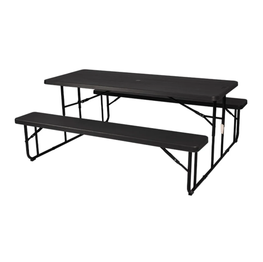 Cheap high quality simple picnic table bench 2-in-1 outdoor folding