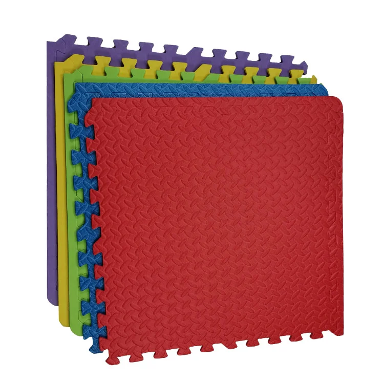 2024 hot sale 100*100*1.2cm high quality  healthy non-slip anti slip kitchen living room office kids  foam  floor eva mats