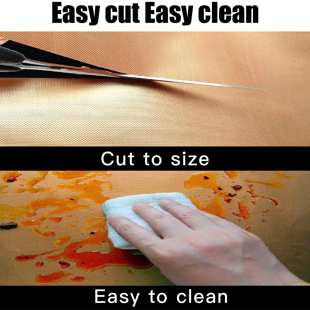 2020 Hot Selling Free Sample Set of 4 PTFE Non-stick BBQ Grill Mat