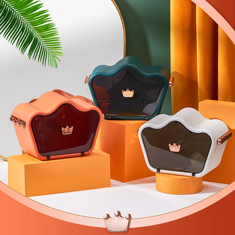 Ванная комната украшения настенные туалетная бумага коробка Пылезащитный Водонепроницаемый держатель для туалетной бумаги органайзер косметики ящик хранения