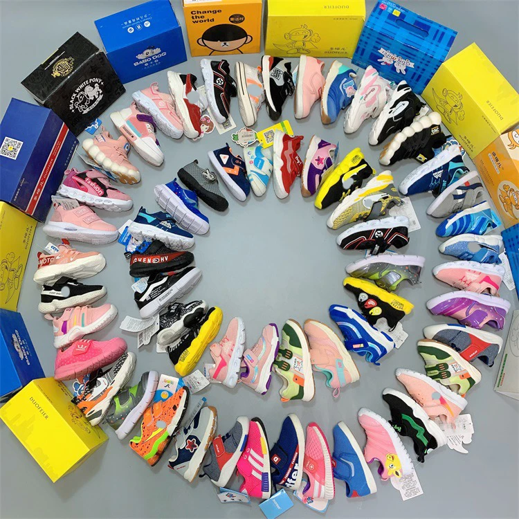 K11226 Shoes Stock New Arrival Mix And Match Kids Running Children Sneakers Sports baby first walker shoes