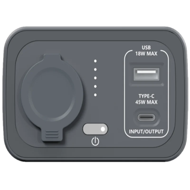 Fast charge outdoor solar power station 57600mah 213wh 700W generator with light rechargeable camping Lithium battery