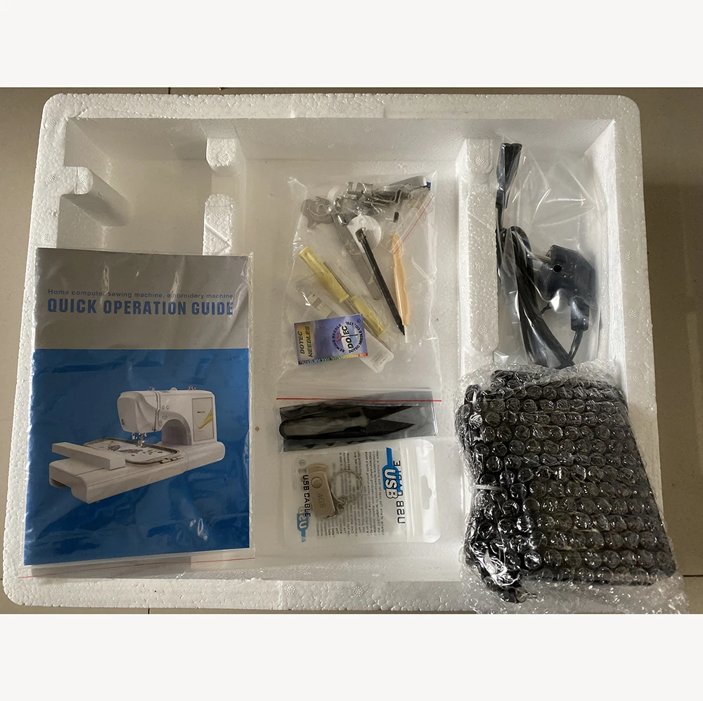 Best Selling Multiple Stitches Computerized Household Embroidery Sewing Machine