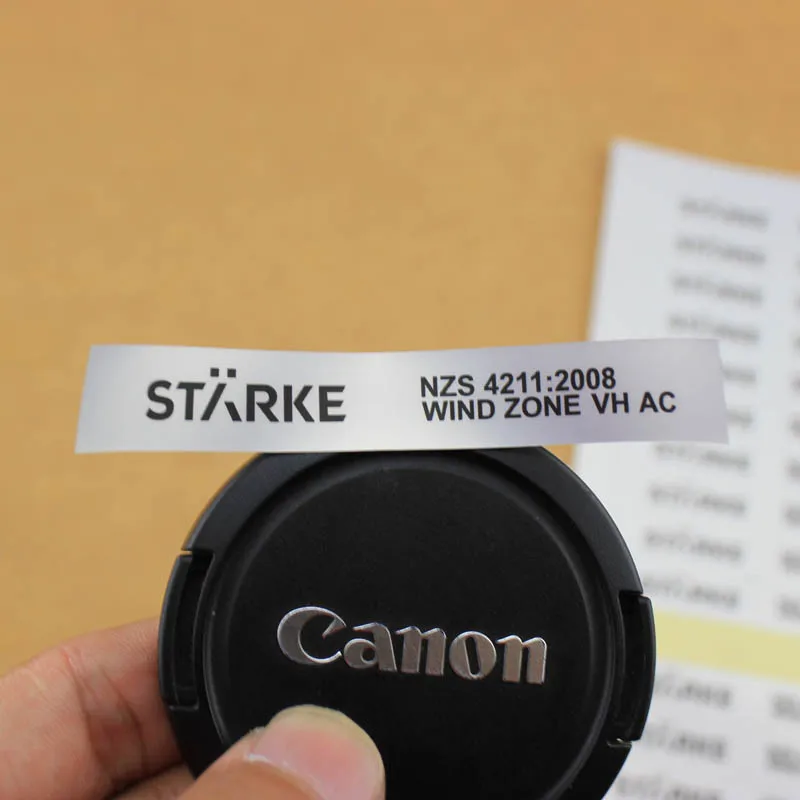 High quality printing adhesive aluminum foil bar code label sticker, paper foil sticker for electronic shelf