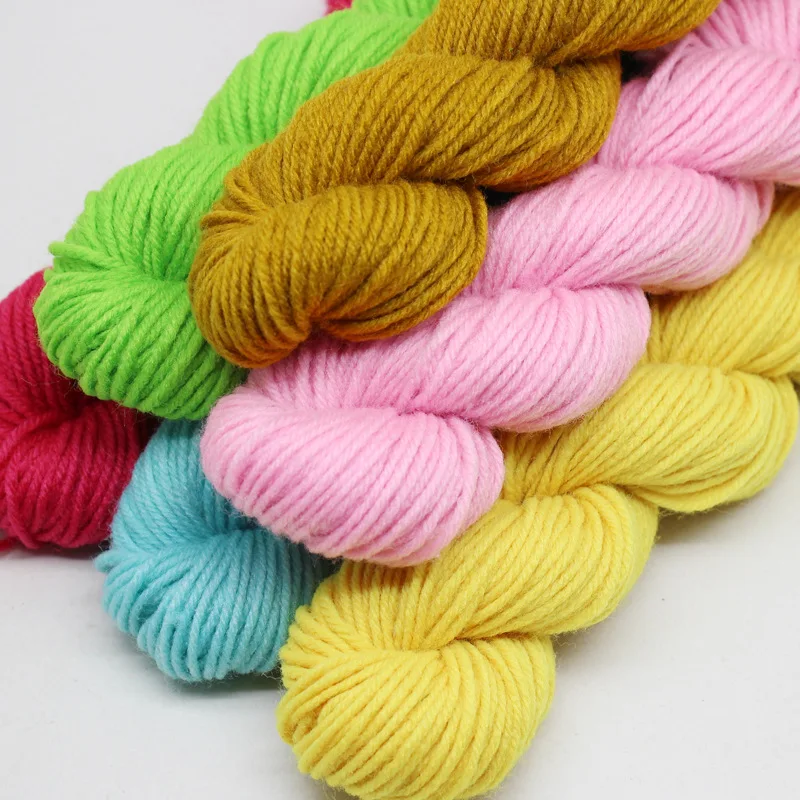 Wholesale Customized 100% Textile Versatility Weave Sewing Thread Crocheting Acrylic Hand Knitting Blends Yarn