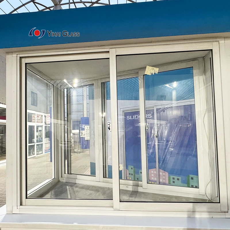 Ultra Large Glass Picture Windows Security Thermal Break Aluminum Double Glazed Windows Energy Saving Swing Casement Window