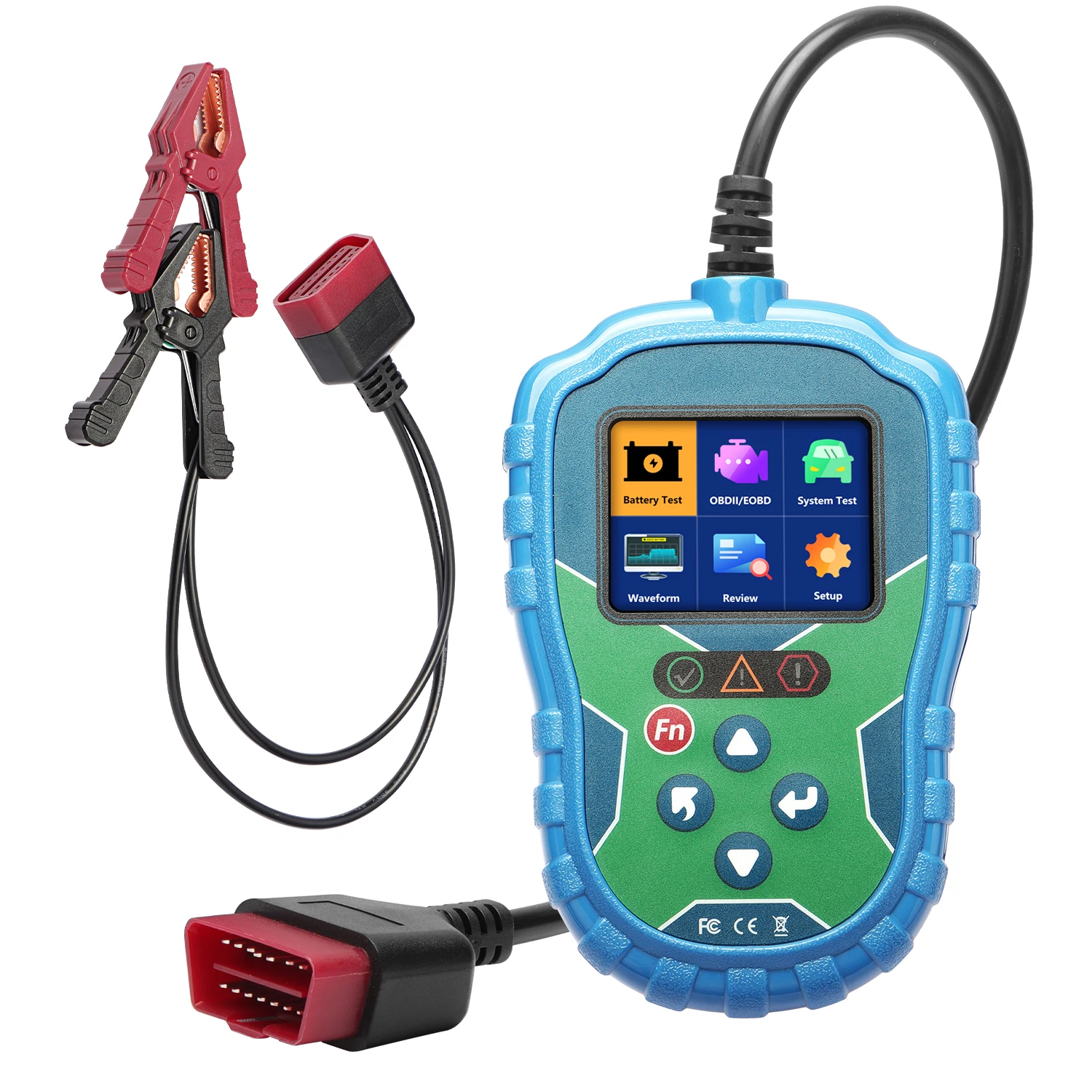 Car diagnostic tool 2-in-1 Engine Analyzer OBD2 Scanner Battery test High precision high and low temperature BA570