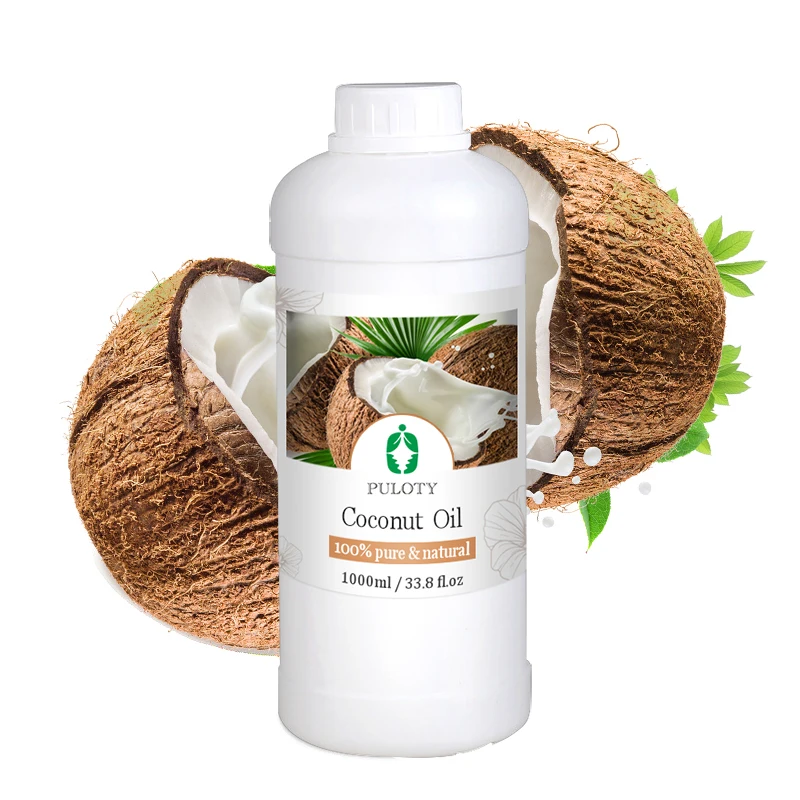 Factory wholesale bulk free sample carrier oil private label 100% pure natural organic cold pressed coconut oil for hair