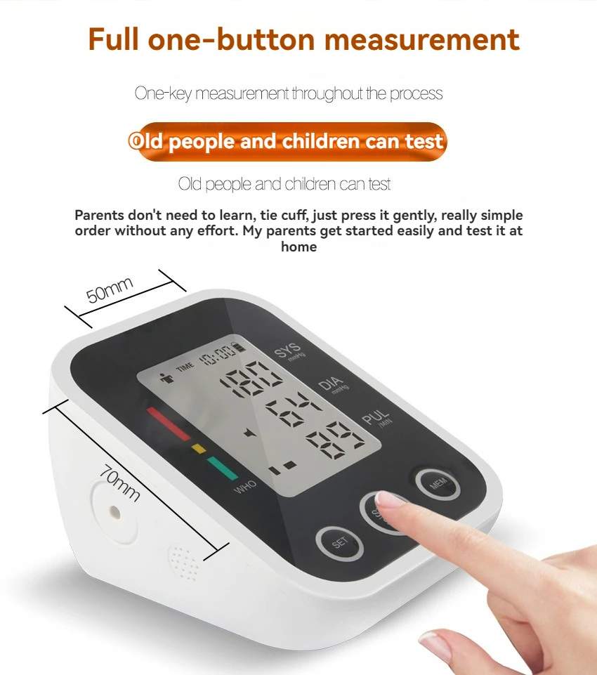 CE Approved High Quality Intelligent Fully Automatic Digital Tensiometro Electric Wrist Blood Pressure Monitor Sphygmomanometer