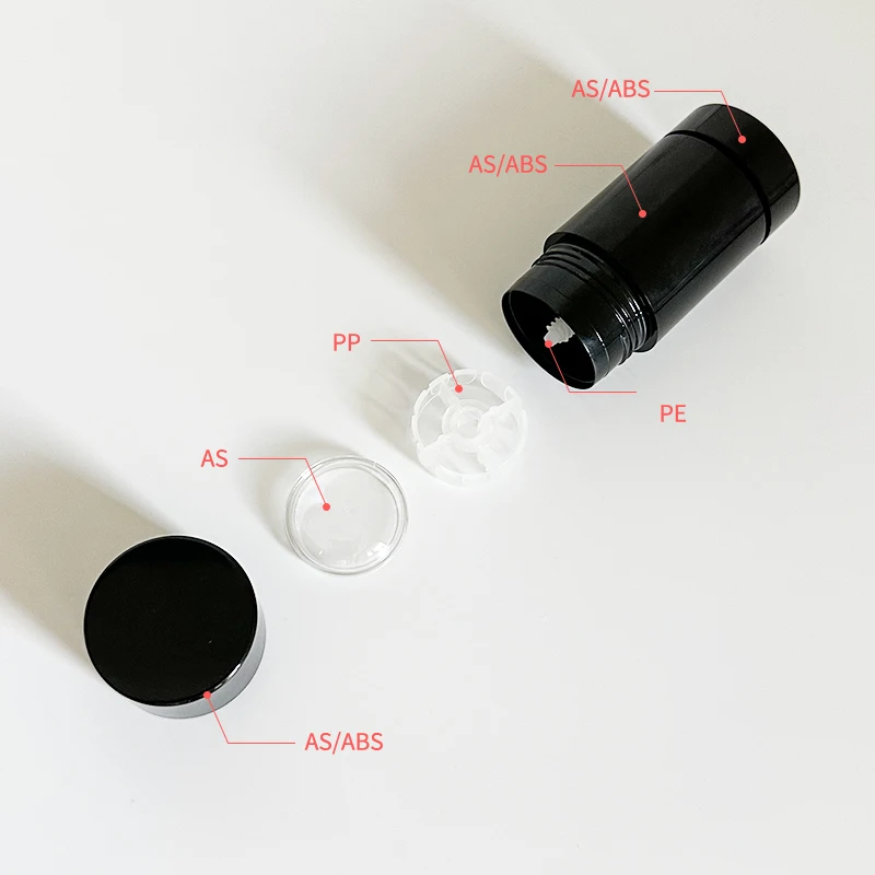 solid perfume deodorant stick men black gel cream deodorant empty bottle packaging