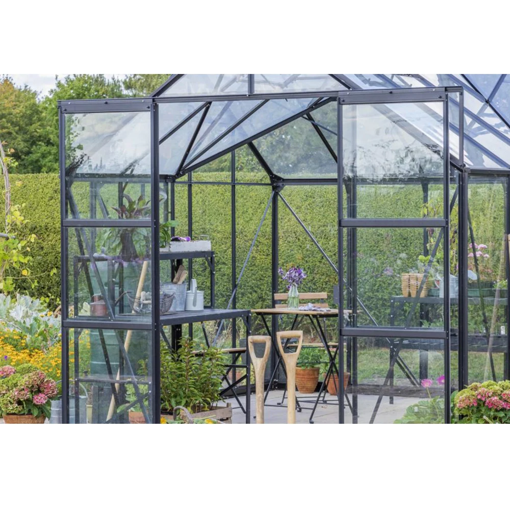 Large garden greenhouse Glass material aluminum greenhouse