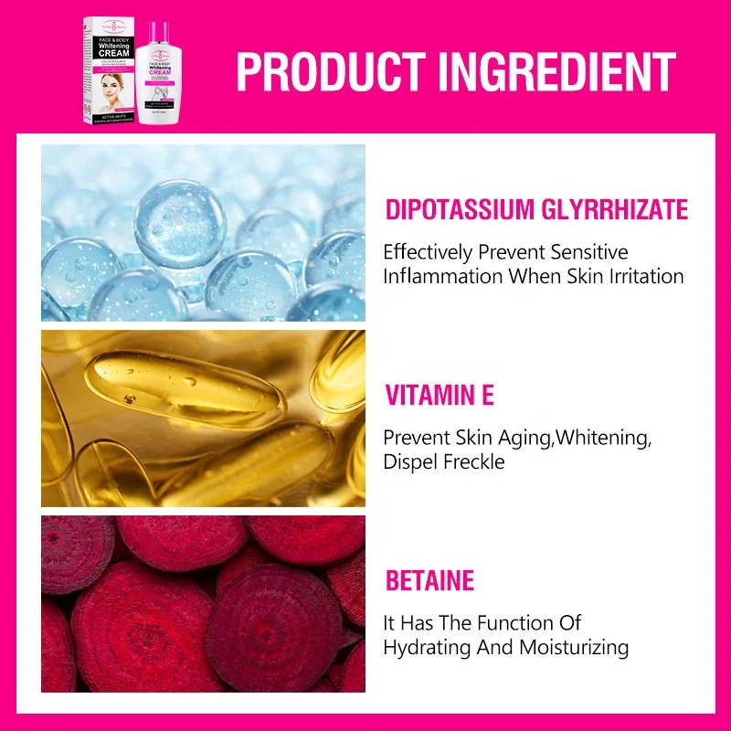 OEM ODM Skin Care Cream Moisturizing Milk and Collagen Whitening Body Lotion for Black Skin