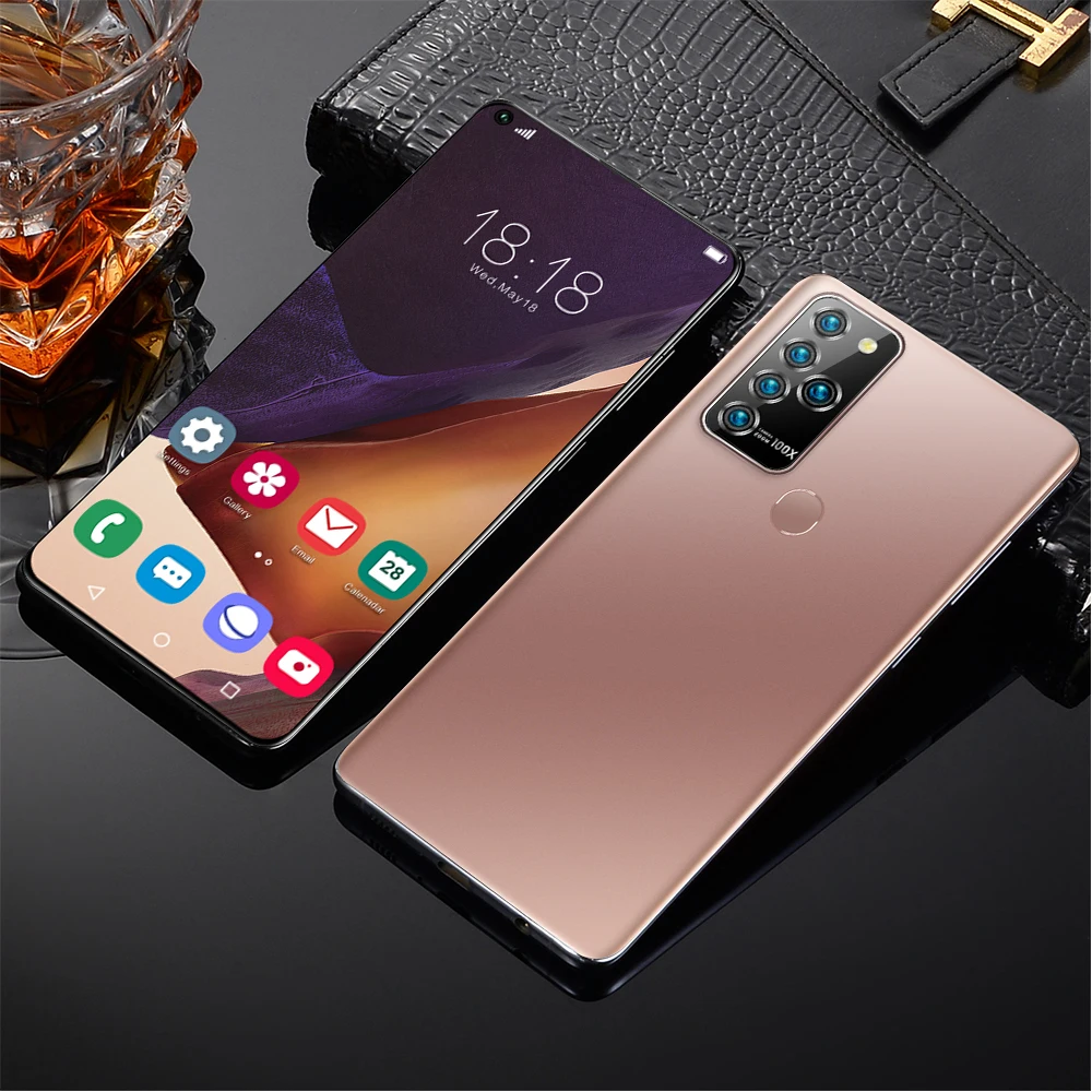 Note25 U + 12 Гб 512 заводская цена экран Android телефон с 5800 мач портативный Mobail Dual Sim для 7 2 дюймового