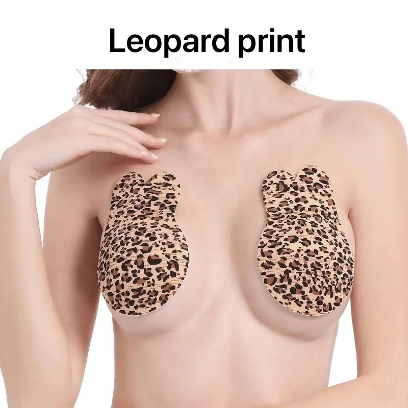 Rabbit Ears Women Strapless Sticky Invisible Bra Backless Dress Thin Silicone Nipple Covers Adhesive Bra