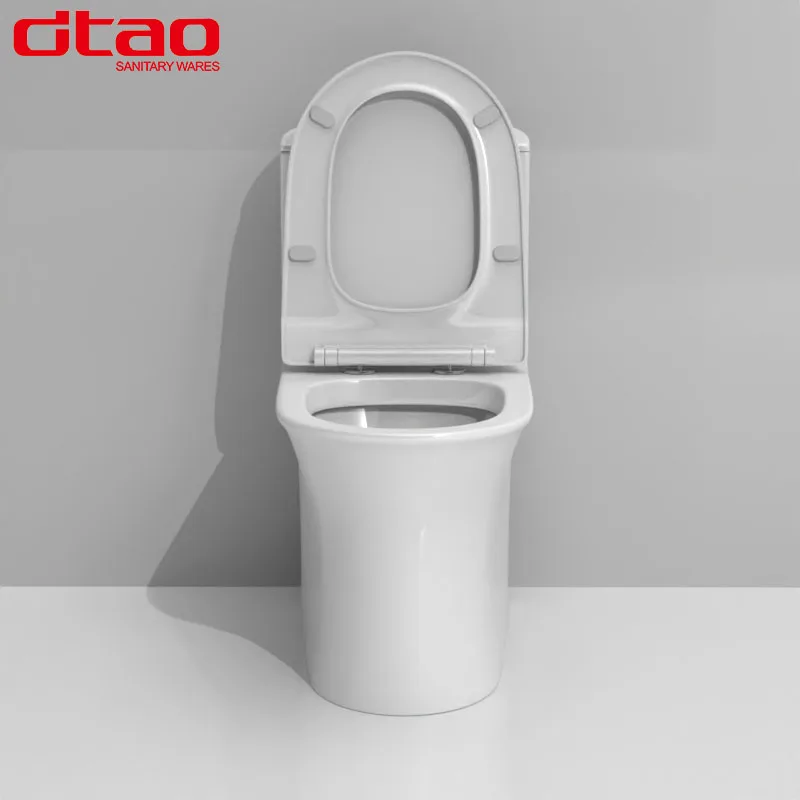 One Piece Pedestal Toilet Closestool Bathroom Wc Toilet Wholesale Porcelain Washroom Ceramic Water Saving Dual Flush 3/4.5L