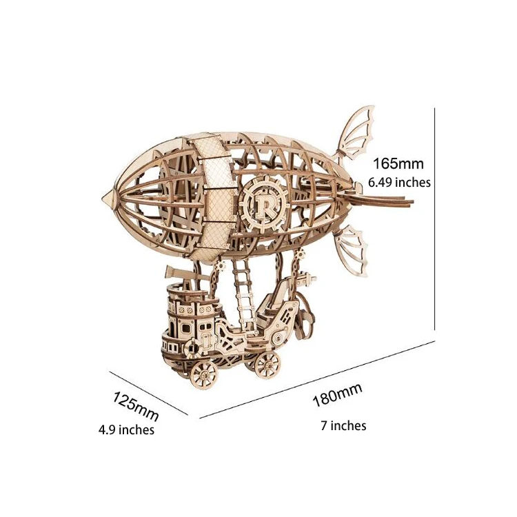 3D Wooden Puzzle DIY Wooden Model Kits Rotating Ferris Wheel Wood craft kits For Teen and Adult Creative Desktop Decoration gift