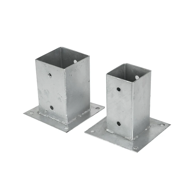 Heavy Duty Galvanised Post Support Post Bracket Pergola Post Base Bolt Down Anchor Pole Anchor Anchor Plate