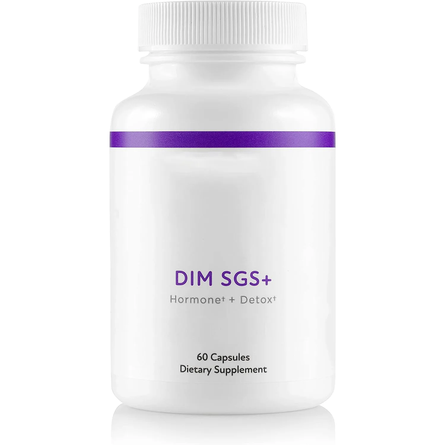 DIM 60-Pill Hormone Detox Capsule Herbal Supplement for Fitness Support Estrogen Balance Menopause Relief