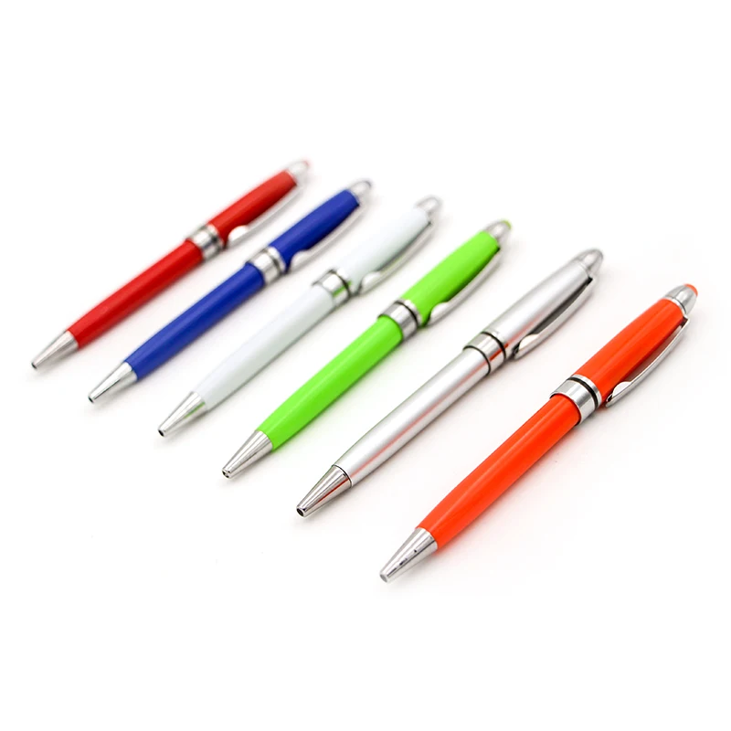 2021 New Design Exclusive Craft Multi-color Logo Custom Ballpoint Pen with Screen Touch Head