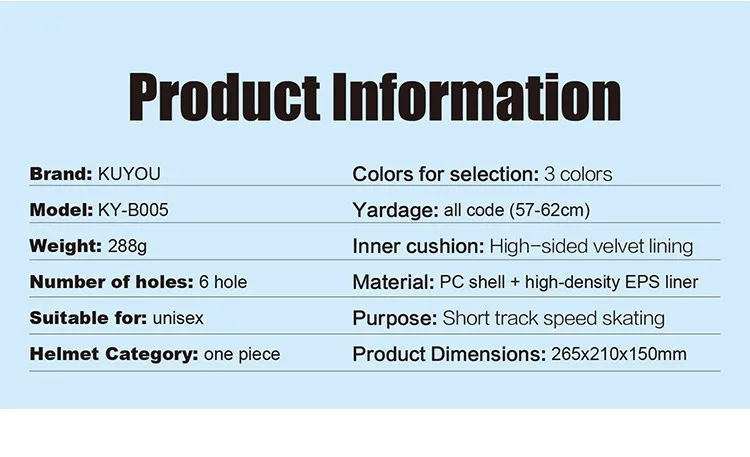 Custom Short Track Speed Roller Helmet Skateboard Helmet Skating helmet