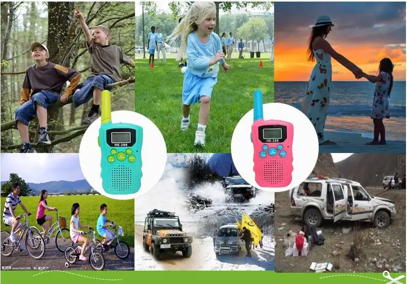 22 Channel Two Way Audio Toys 3 Miles Children Walkie Talkie Sets for Kids