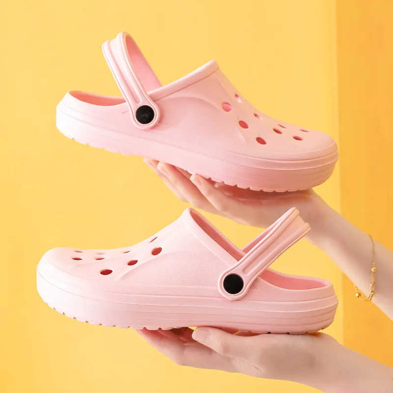 EVA Anti-Slip Unisex Clogs Shoes Solid Color