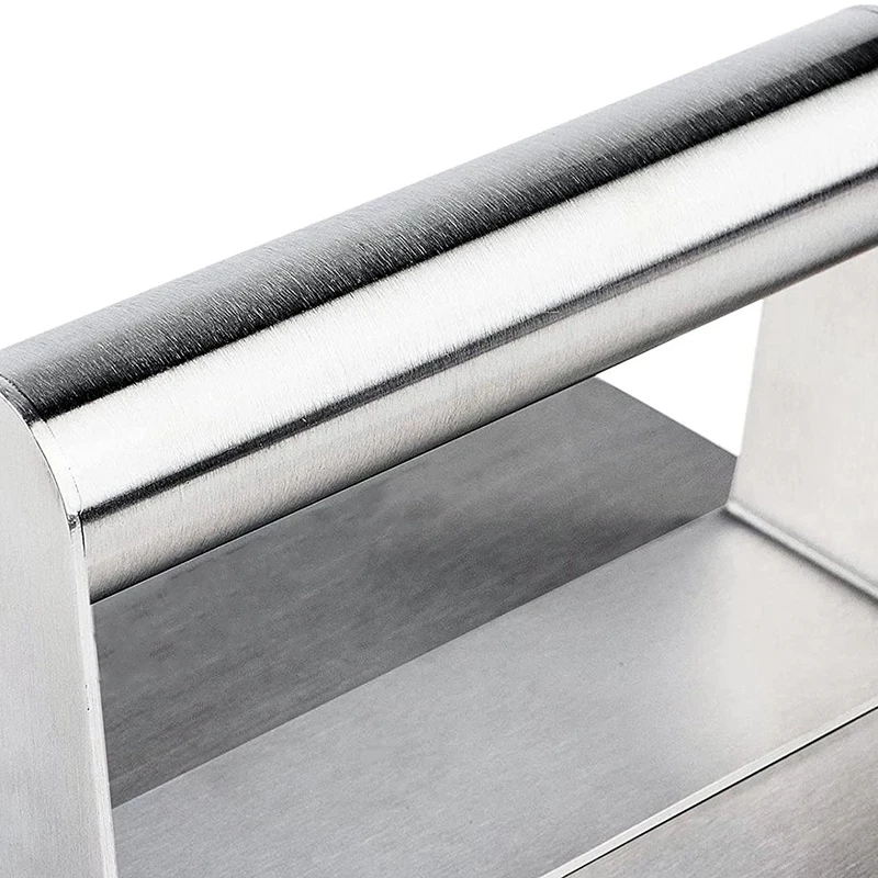 Stainless Steel Square Burger smasher Non-Stick Bacon Grill  Press Burger Professional Griddle Accessories Kit