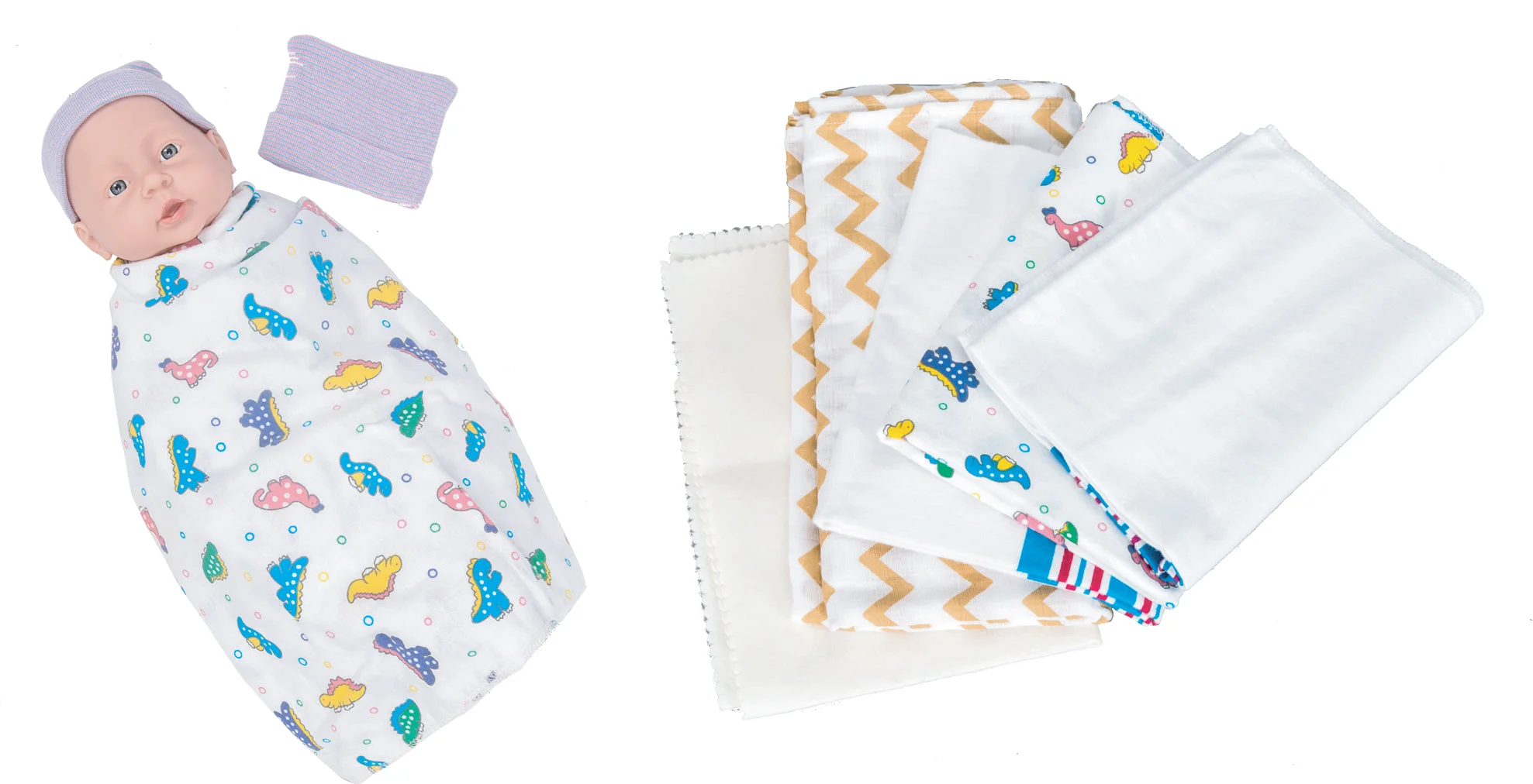 Cylindrical Loading White Blue Pink Polyester Comfortable Beanie Warm Newborn Cap