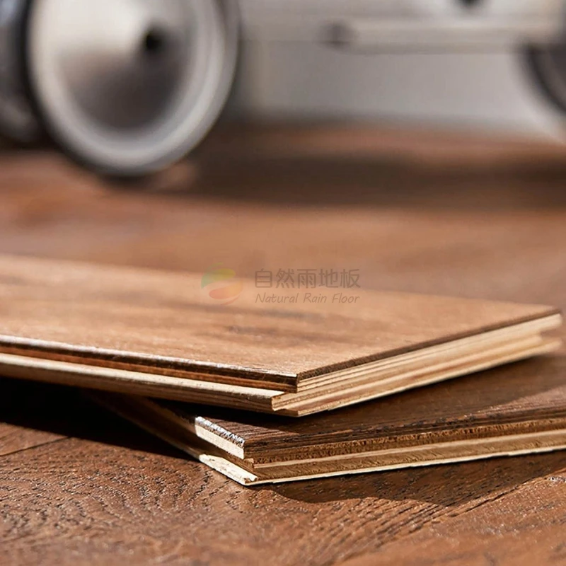 Scratch-Resistant Home Usage Engineered Flooring Customized Oak Flooring