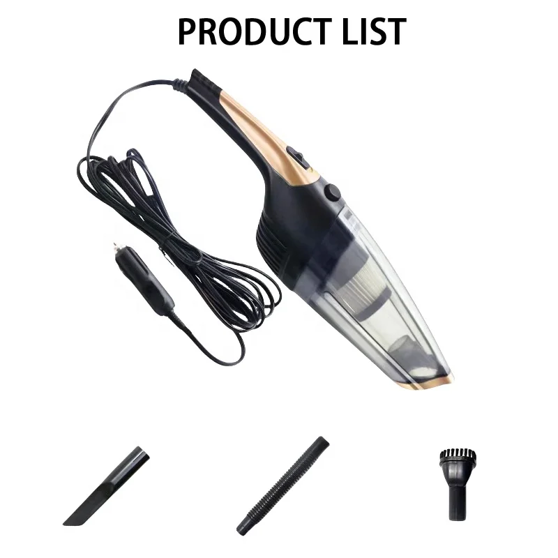 new hot car wired portable handheld strong suction low sound filter can be cleaned reusable dust bin capacity