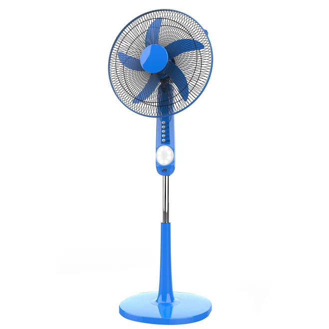 Battery Charging Electrical Stand Fan  Ventilador Solar panel Fan ventilateur solaire rechargeables 16 Inch