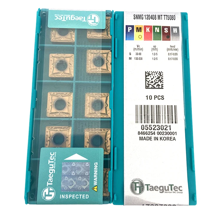 SNMG120408-MT TT5080 10pcs Cnmg Tungsten Carbide Insert Cnc Lathe Carbide Turning